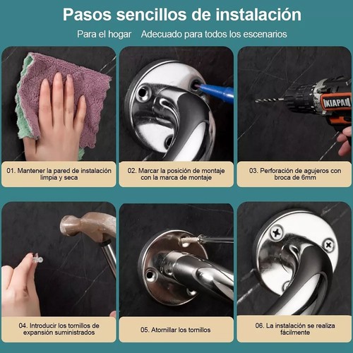 Shower grab bar - shower,
