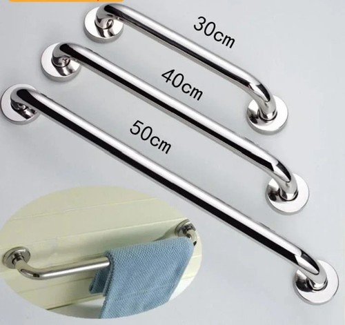 Stainless steel shower grab - stainless,
