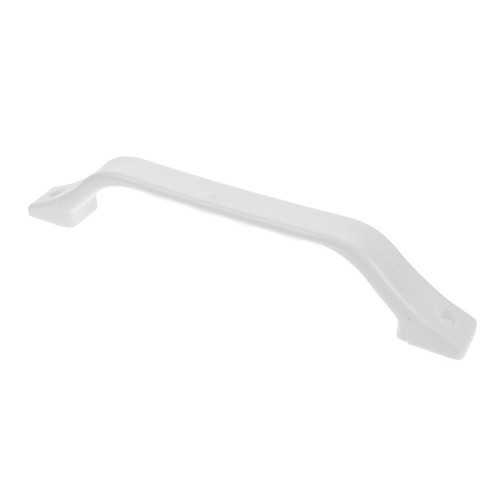 White plastic shower grab - white,